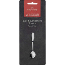 Windsor Salt & Condiment Spoons Pack of 2