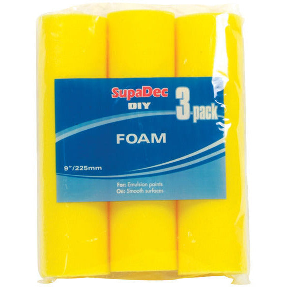 SupaDec Foam Roller Refills 9" / 255mm Pack 3