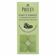 Odour Eliminating Chef's Scented Tealights Candles - Neutralises Cooking Smells - Pack of 10