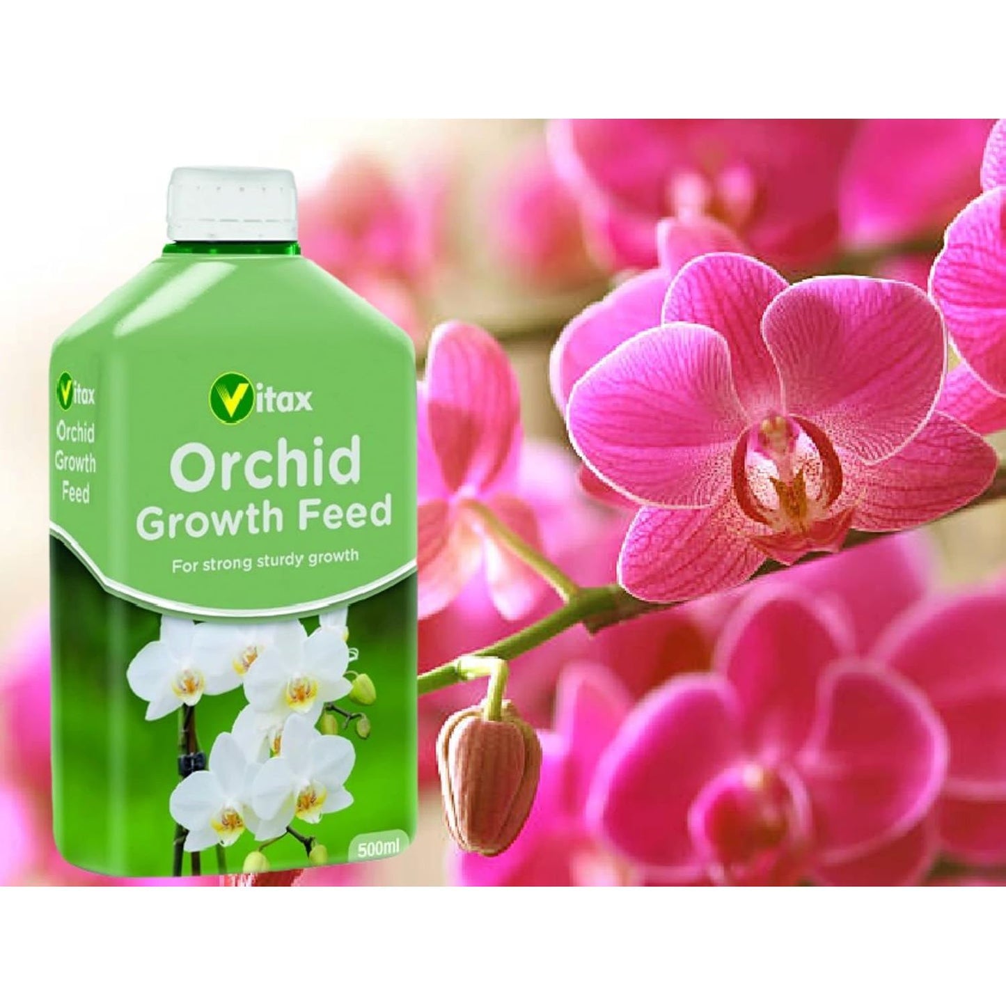 Vitax Orchid Bloom Feed + Vitax Orchid Growth Feed 500ml