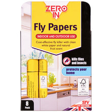 Zero In Fly Papers 8 Pack