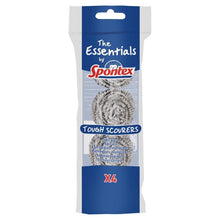 Spontex Essential Tough Scourer Pack 4