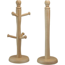 Apollo Beech Wood Kitchen Towel Holder & Mug Tree - Natural