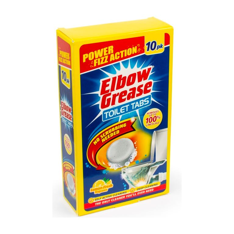 Elbow Grease Toilet Tabs Lemon Fresh 10 x 30g