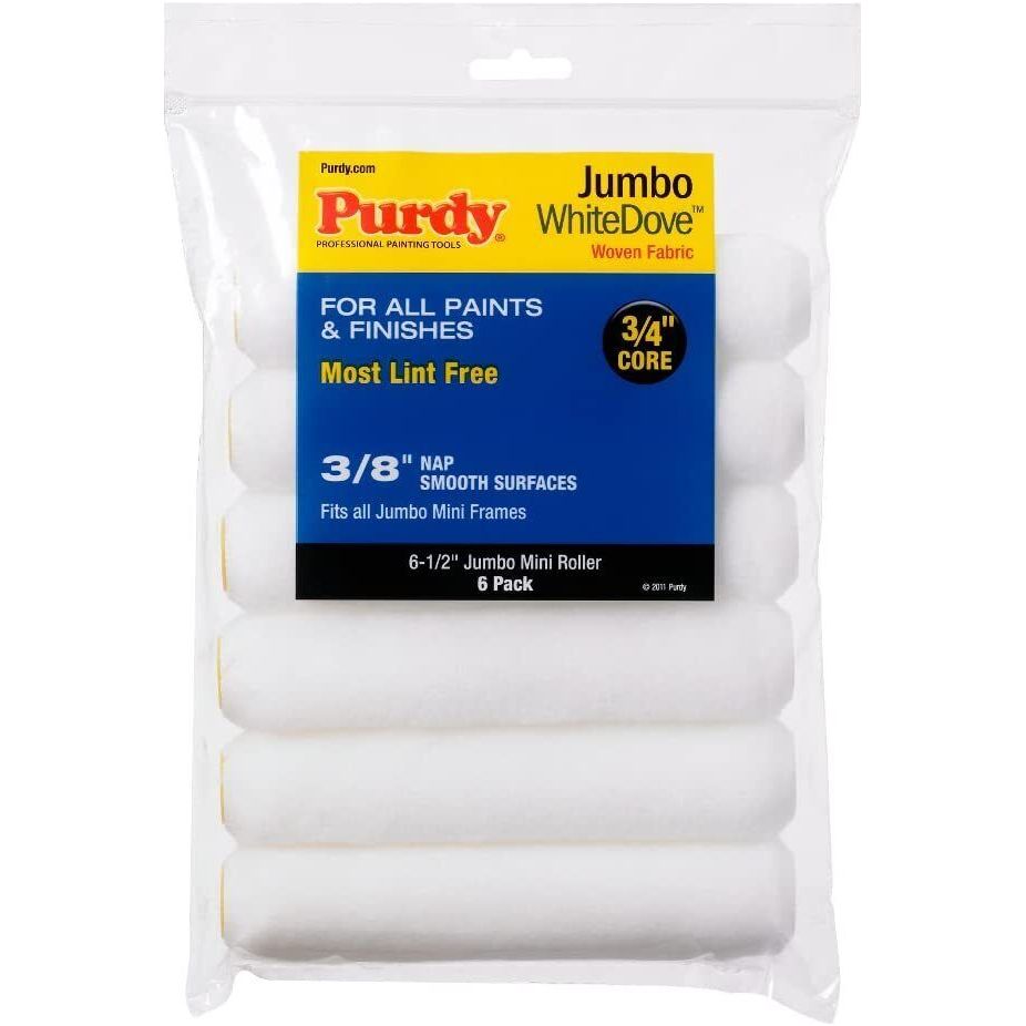 Purdy White Dove Jumbo Mini Roller Sleeves 6 Pack