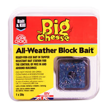 The Big Cheese All Weather Block Bait Mouse Killer Station Twin Pack STV210