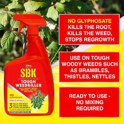 Vitax SBK Tough Weedkiller 1 Litre - READY TO USE