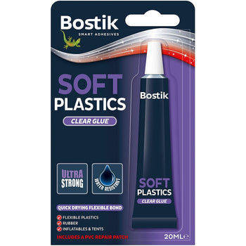 Bostik Soft Plastics Clear Adhesive Extra Strong 20ml