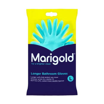 Marigold Longer Bathroom Gloves - Large