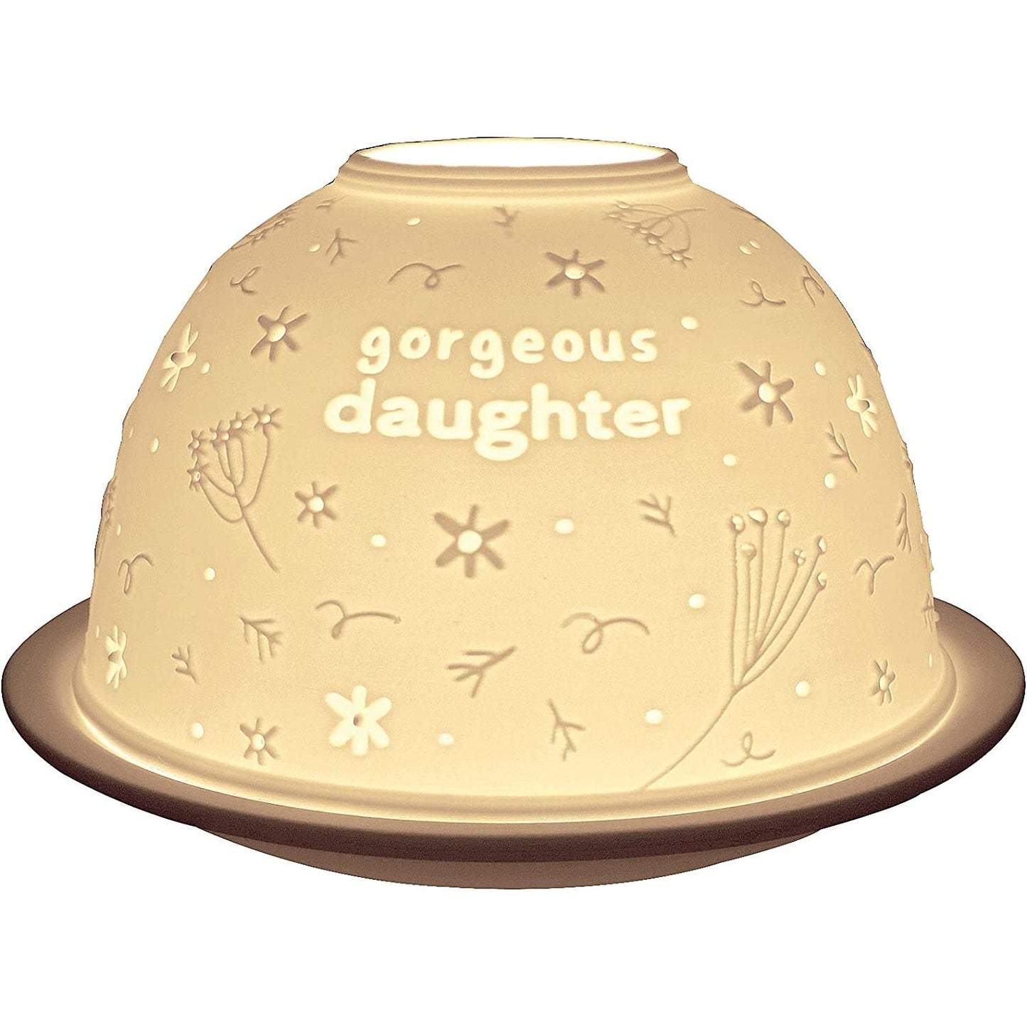 Nordic Lights Candle Holder Shade With Plate - Gorgeous Daughter