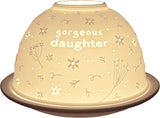 Nordic Lights Candle Holder Shade With Plate - Gorgeous Daughter