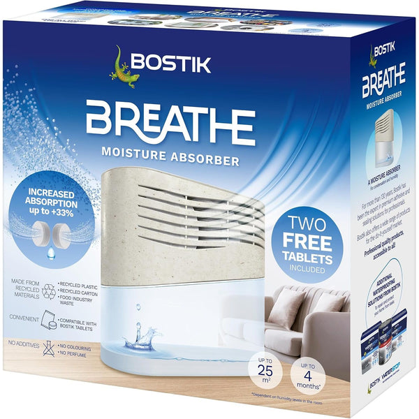 Bostik Breathe Humidity Absorber Unit + 2 Refills 