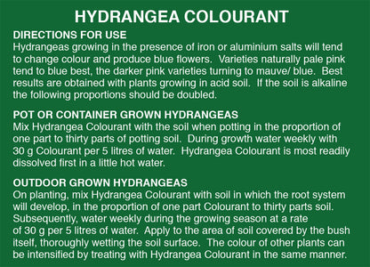 Vitax Hydrangea Colourant 250g - Changes Pink Hydrangeas To Blue