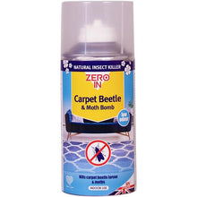 Zero In Carpet Beetle & Moth Bomb 150ml Aerosol ZER987