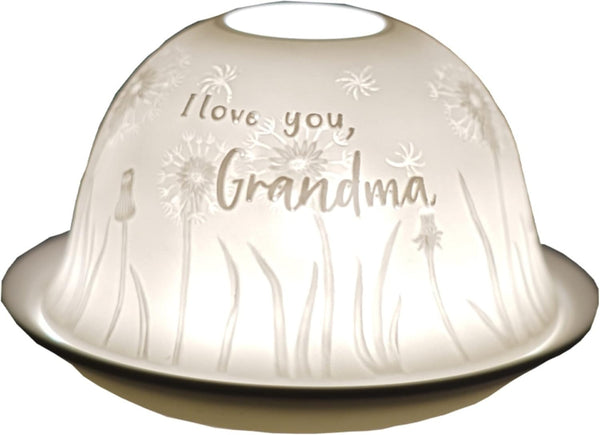 Nordic Lights Candle Holder Shade With Plate - Grandma