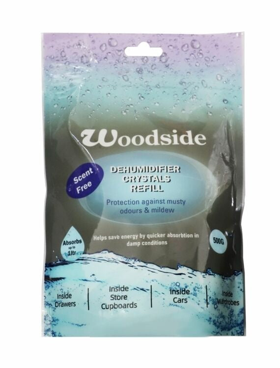 Woodside Dehumidifier Crystals Refill Pack 500g - Scent Free