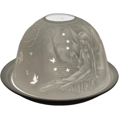 Nordic Lights Candle Holder Shade With Plate - Fairy