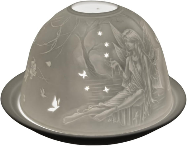 Nordic Lights Candle Holder Shade With Plate - Fairy