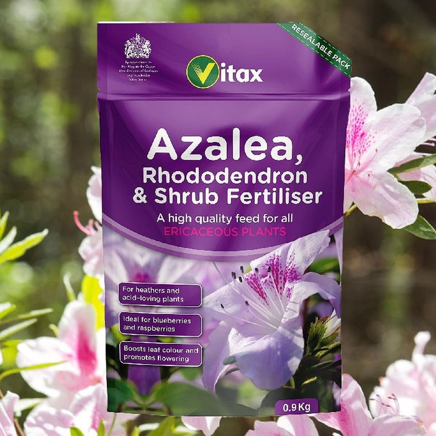 Vitax Azalea, Rhododendron & Shrub Fertiliser 0.9kg