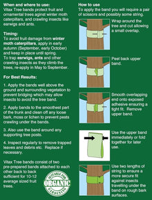 Vitax Tree Grease Bands Winter Moth Trap 2 x 1.75m