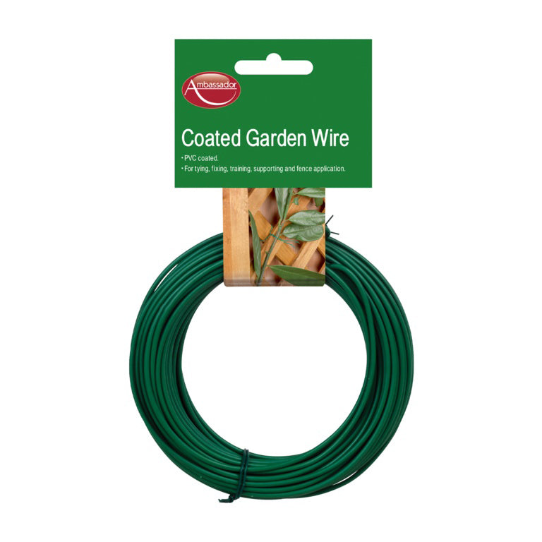 Ambassador PVC Coated Garden Wire 2mm x 30m