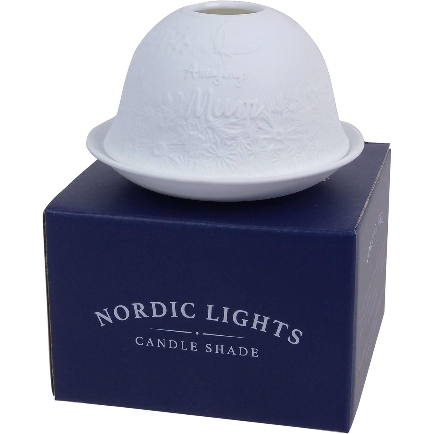 Nordic Lights Candle Holder Shade With Plate - Amazing Mum