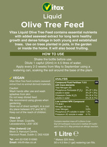 Vitax Olive Tree Feed 1 Litre