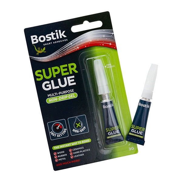 Bostik Super Glue Non Drip Gel 3g