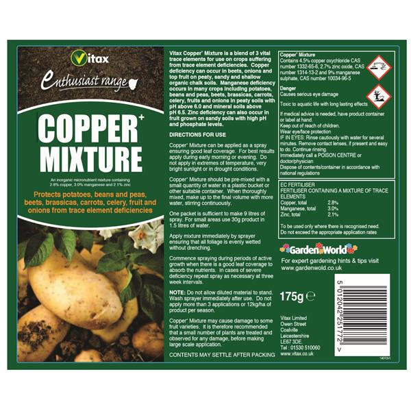 Vitax Copper Mixture 175g