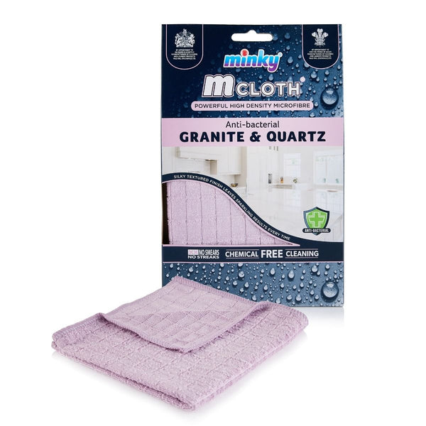 Minky Granite & Quartz Cleaning Cloth - High Density Antibacterial Microfibre