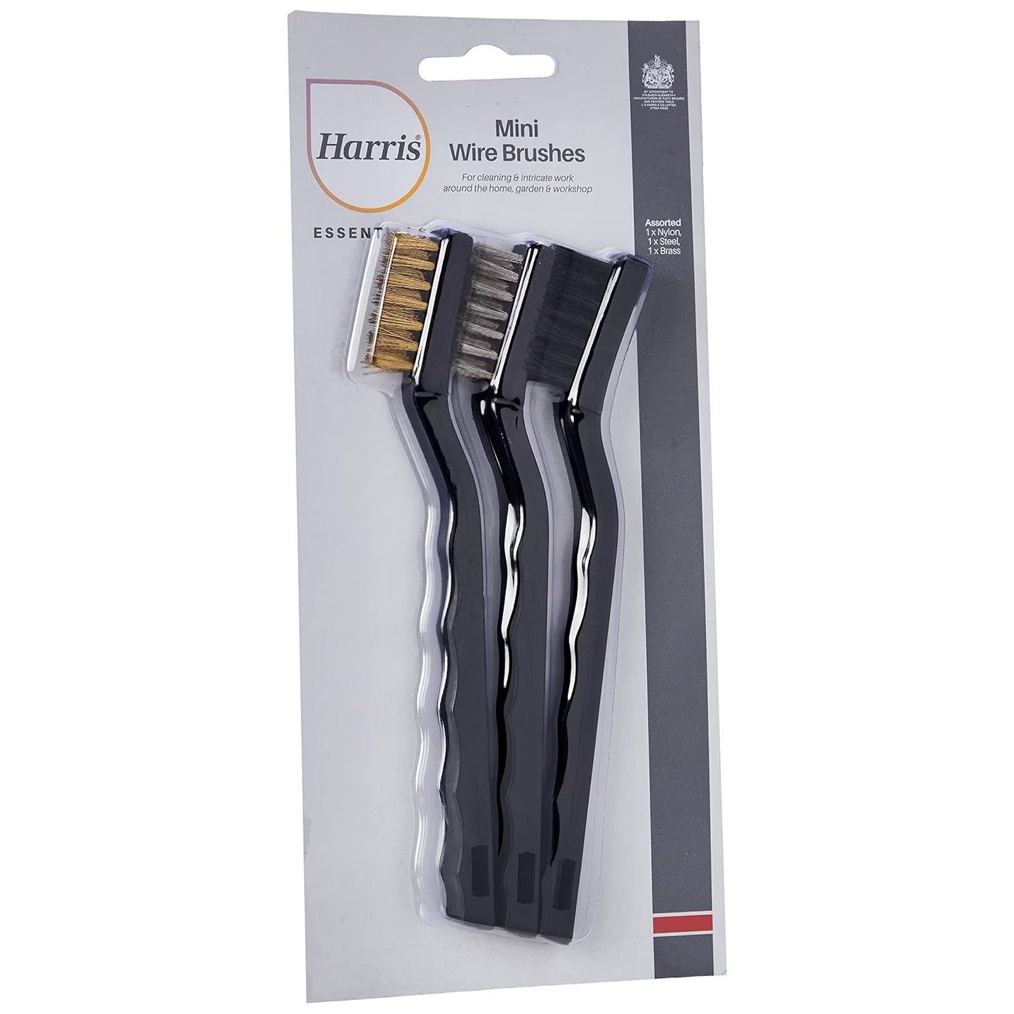 Harris Essentials Mini Wire Brushes 3 Pack