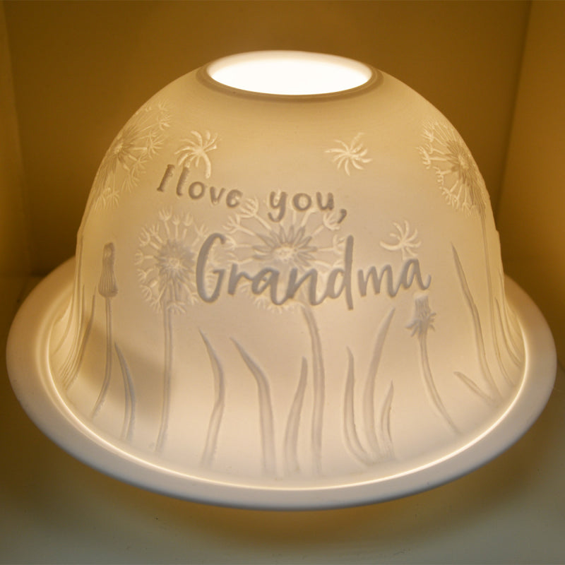 Nordic Lights Candle Holder Shade With Plate - Grandma