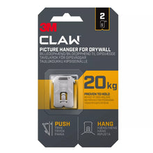 3M CLAW Drywall/Plasterboard Picture Hangers 20kg 2 Pack