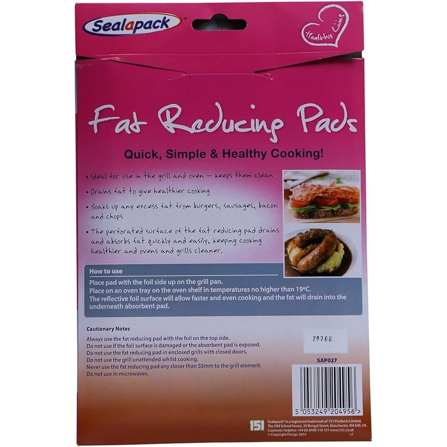 Sealapack Fat Reducing Pads Pack of 3