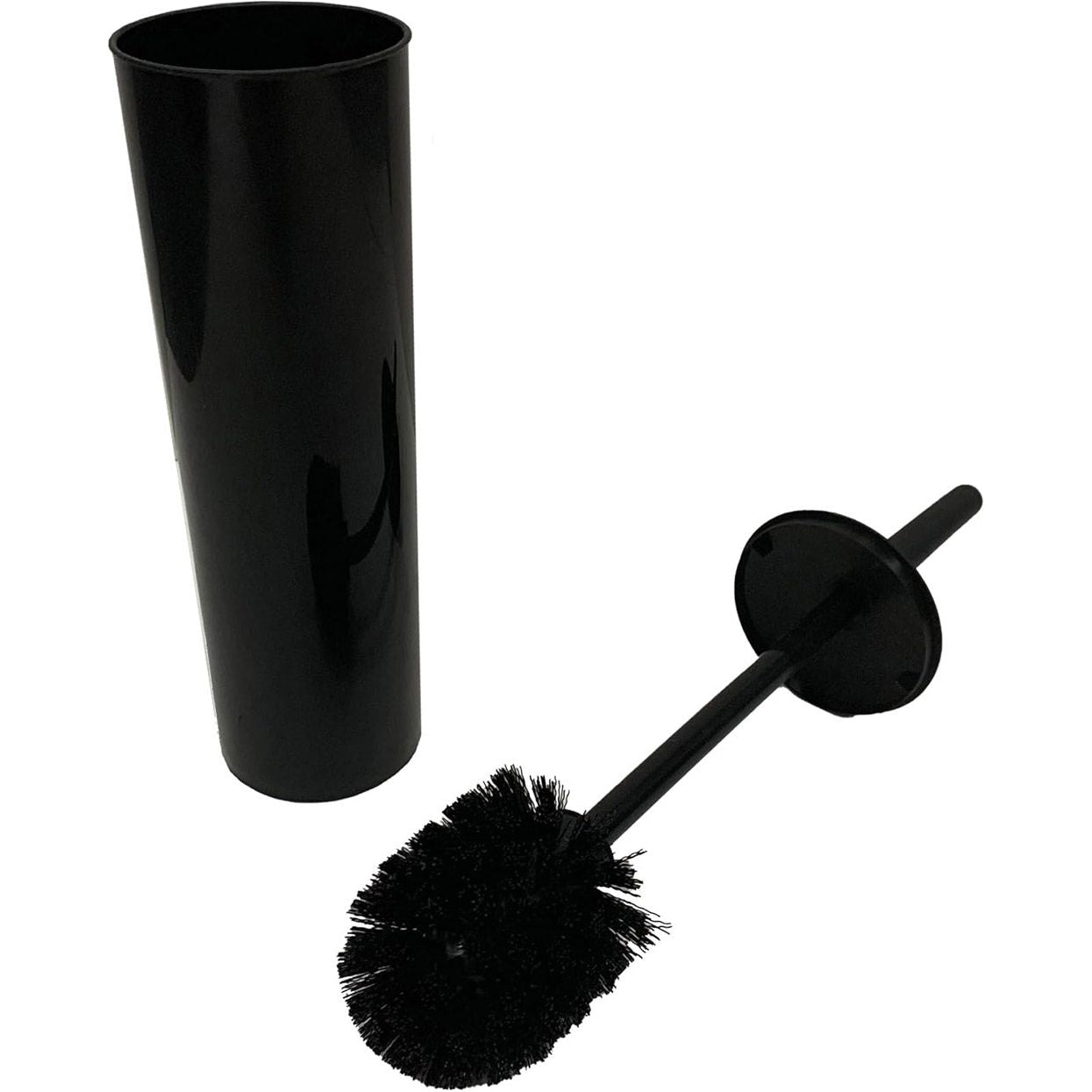 Blue Canyon Plastic Toilet Brush Holder Tall- Black