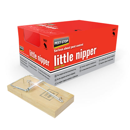 Little Nipper Traditional Wooden Mouse Trap - Pack of 12