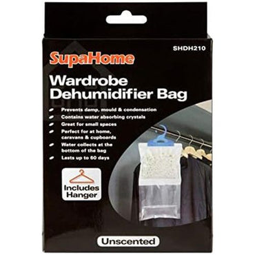 SupaHome Wardrobe Dehumidifier Bag Unscented