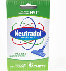 Neutradol Vacuum Deodoriser Pack 3 - Super Fresh