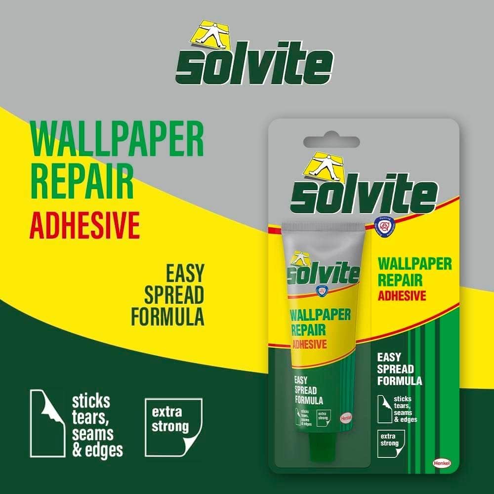 Solvite Wallpaper Repair Adhesive Standard Tube 56g