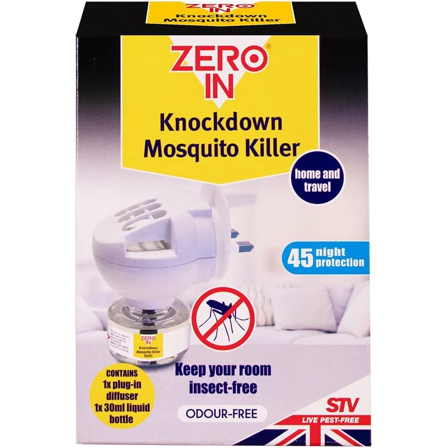 Zero In Knockdown Mosquito Plug In Killer With 30ml Refill ZER740