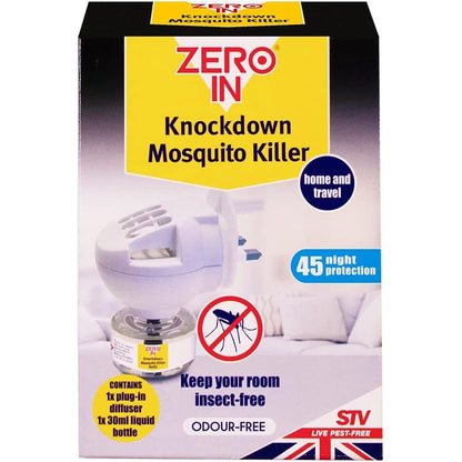 Zero In Knockdown Mosquito Plug In Killer With 30ml Refill ZER740