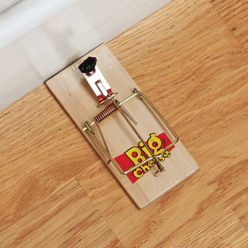 The Big Cheese Wooden Mouse Traps 4 Pack STV040