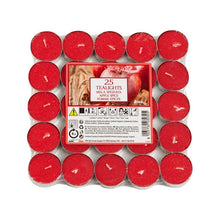 Scented Tea Lights Candles Pack of 25 - Apple Spice