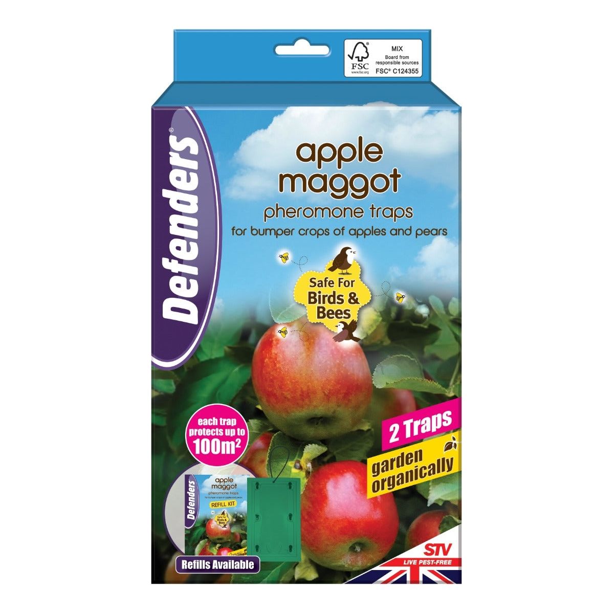 Defenders Apple Maggot Pheromone Traps 2 PACK