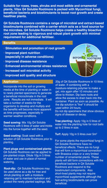 Vitax Q4 Rootmore Water In Mycorrhizal Fungi 5 x 10g