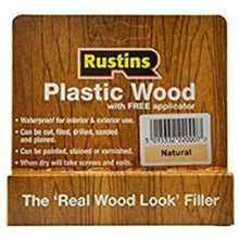 Rustins Plastic Wood 30g - Natural