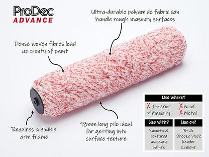 ProDec Advance Long Pile Heavy Duty Paint Roller Sleeve 12" x 1.75"  