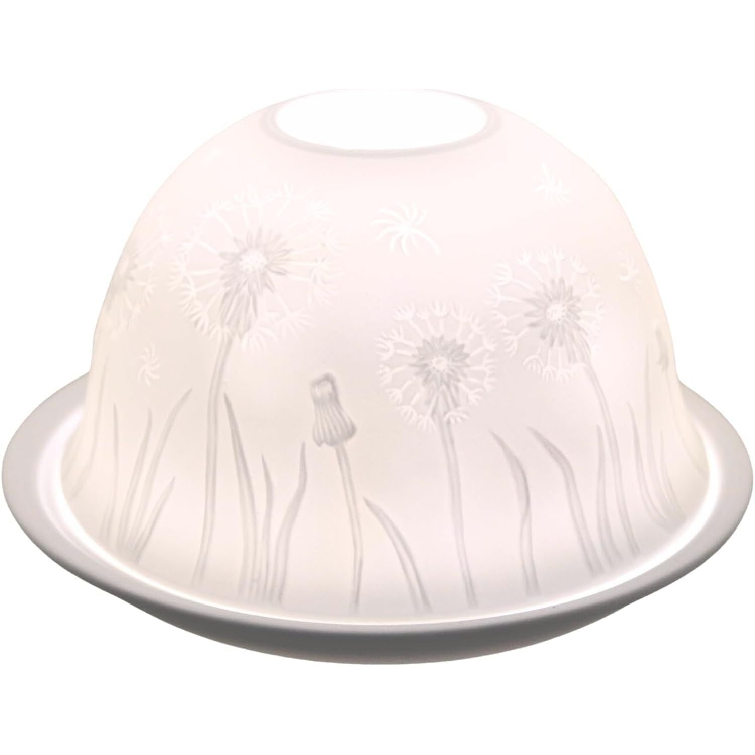 Nordic Lights Candle Holder Shade With Plate - Dandelion