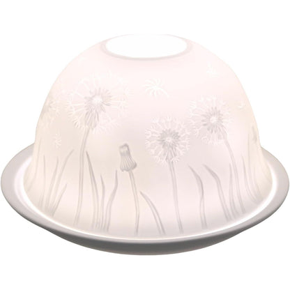 Nordic Lights Candle Holder Shade With Plate - Dandelion