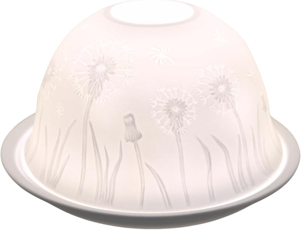 Nordic Lights Candle Holder Shade With Plate - Dandelion